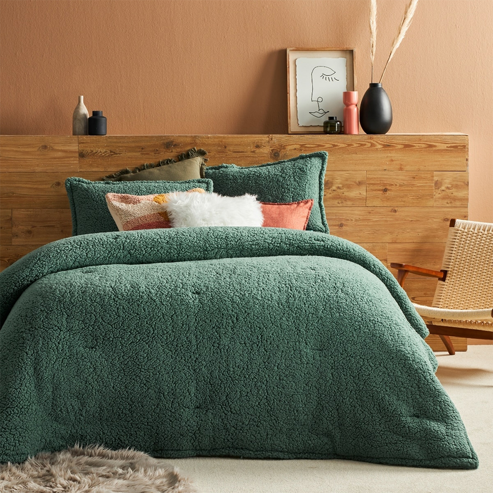 Lani Sherpa Plush Winter Warmth Comforter set