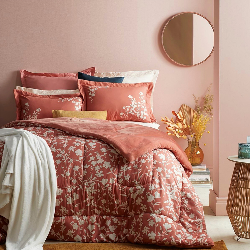 Cayman Botanical Floral Winter Warmth Comforter set